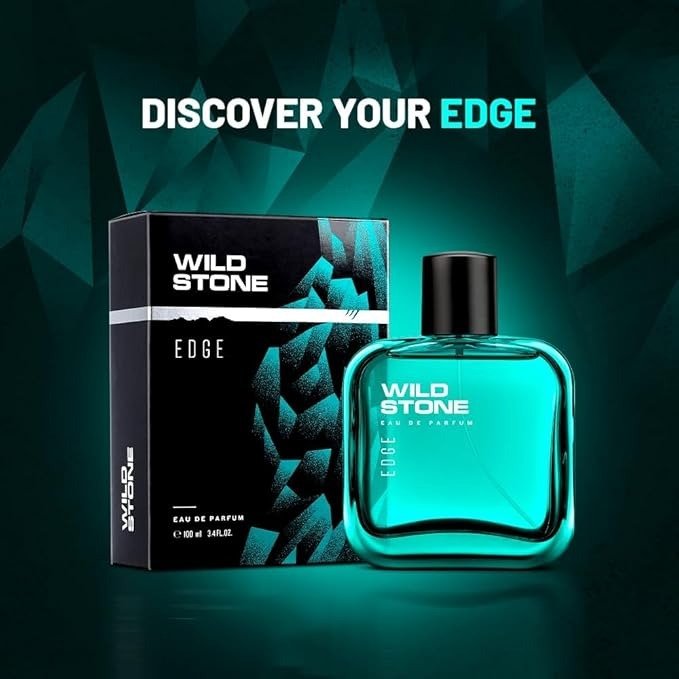 Wild Stone Edge Edp Premium Perfume For Men,100 Ml|Long-Lasting Eau De Parfum|Luxury Fragrances|Fragrance For Modern Lifestyle|Ideal Gift For Him|Premium...